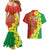 Enkutatash Ethiopia Couples Matching Mermaid Dress and Hawaiian Shirt Melkam Addis Amet Adey Abeba Flower