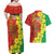 Enkutatash Ethiopia Couples Matching Off Shoulder Maxi Dress and Hawaiian Shirt Melkam Addis Amet Adey Abeba Flower