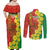 Enkutatash Ethiopia Couples Matching Off Shoulder Maxi Dress and Long Sleeve Button Shirt Melkam Addis Amet Adey Abeba Flower