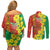 Enkutatash Ethiopia Couples Matching Off Shoulder Short Dress and Long Sleeve Button Shirt Melkam Addis Amet Adey Abeba Flower