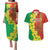 Enkutatash Ethiopia Couples Matching Puletasi and Hawaiian Shirt Melkam Addis Amet Adey Abeba Flower - Wonder Print Shop