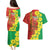 Enkutatash Ethiopia Couples Matching Puletasi and Hawaiian Shirt Melkam Addis Amet Adey Abeba Flower - Wonder Print Shop