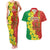 Enkutatash Ethiopia Couples Matching Tank Maxi Dress and Hawaiian Shirt Melkam Addis Amet Adey Abeba Flower