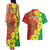 Enkutatash Ethiopia Couples Matching Tank Maxi Dress and Hawaiian Shirt Melkam Addis Amet Adey Abeba Flower