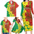 Enkutatash Ethiopia Family Matching Long Sleeve Bodycon Dress and Hawaiian Shirt Melkam Addis Amet Adey Abeba Flower - Wonder Print Shop