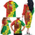 Enkutatash Ethiopia Family Matching Off The Shoulder Long Sleeve Dress and Hawaiian Shirt Melkam Addis Amet Adey Abeba Flower