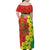 Enkutatash Ethiopia Family Matching Off Shoulder Maxi Dress and Hawaiian Shirt Melkam Addis Amet Adey Abeba Flower - Wonder Print Shop