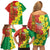 Enkutatash Ethiopia Family Matching Off Shoulder Short Dress and Hawaiian Shirt Melkam Addis Amet Adey Abeba Flower