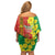 Enkutatash Ethiopia Family Matching Off Shoulder Short Dress and Hawaiian Shirt Melkam Addis Amet Adey Abeba Flower