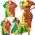 Enkutatash Ethiopia Family Matching Short Sleeve Bodycon Dress and Hawaiian Shirt Melkam Addis Amet Adey Abeba Flower - Wonder Print Shop