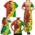 Enkutatash Ethiopia Family Matching Summer Maxi Dress and Hawaiian Shirt Melkam Addis Amet Adey Abeba Flower - Wonder Print Shop