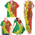 Enkutatash Ethiopia Family Matching Tank Maxi Dress and Hawaiian Shirt Melkam Addis Amet Adey Abeba Flower - Wonder Print Shop