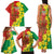 Enkutatash Ethiopia Family Matching Tank Maxi Dress and Hawaiian Shirt Melkam Addis Amet Adey Abeba Flower - Wonder Print Shop