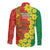 Enkutatash Ethiopia Long Sleeve Button Shirt Melkam Addis Amet Adey Abeba Flower - Wonder Print Shop