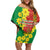 Enkutatash Ethiopia Off Shoulder Short Dress Melkam Addis Amet Adey Abeba Flower