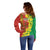 Enkutatash Ethiopia Off Shoulder Sweater Melkam Addis Amet Adey Abeba Flower