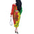 Enkutatash Ethiopia Off The Shoulder Long Sleeve Dress Melkam Addis Amet Adey Abeba Flower