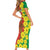 Enkutatash Ethiopia Short Sleeve Bodycon Dress Melkam Addis Amet Adey Abeba Flower - Wonder Print Shop