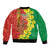 Enkutatash Ethiopia Sleeve Zip Bomber Jacket Melkam Addis Amet Adey Abeba Flower