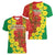 Enkutatash Ethiopia Women V-Neck T-Shirt Melkam Addis Amet Adey Abeba Flower