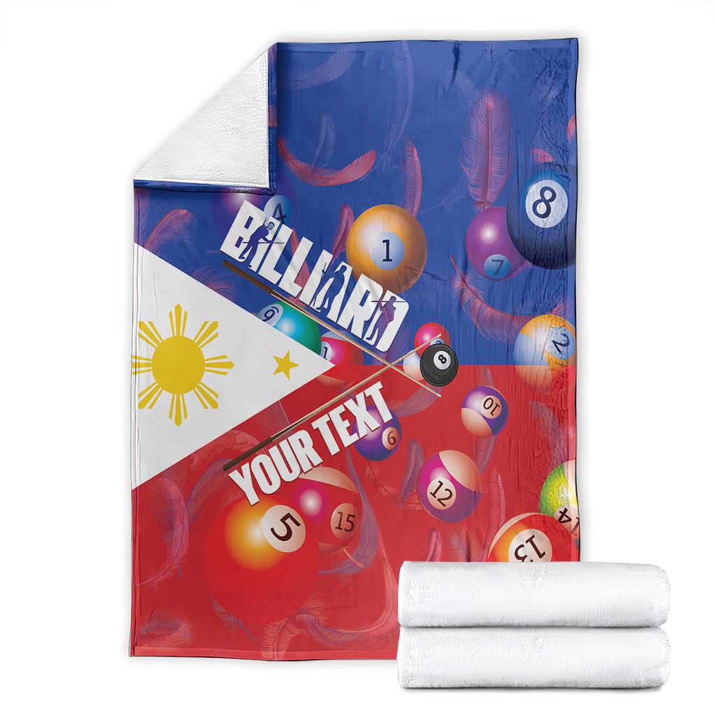 Personalised Philippines Billiards Blanket Cue With Balls Flag Style - Wonder Print Shop