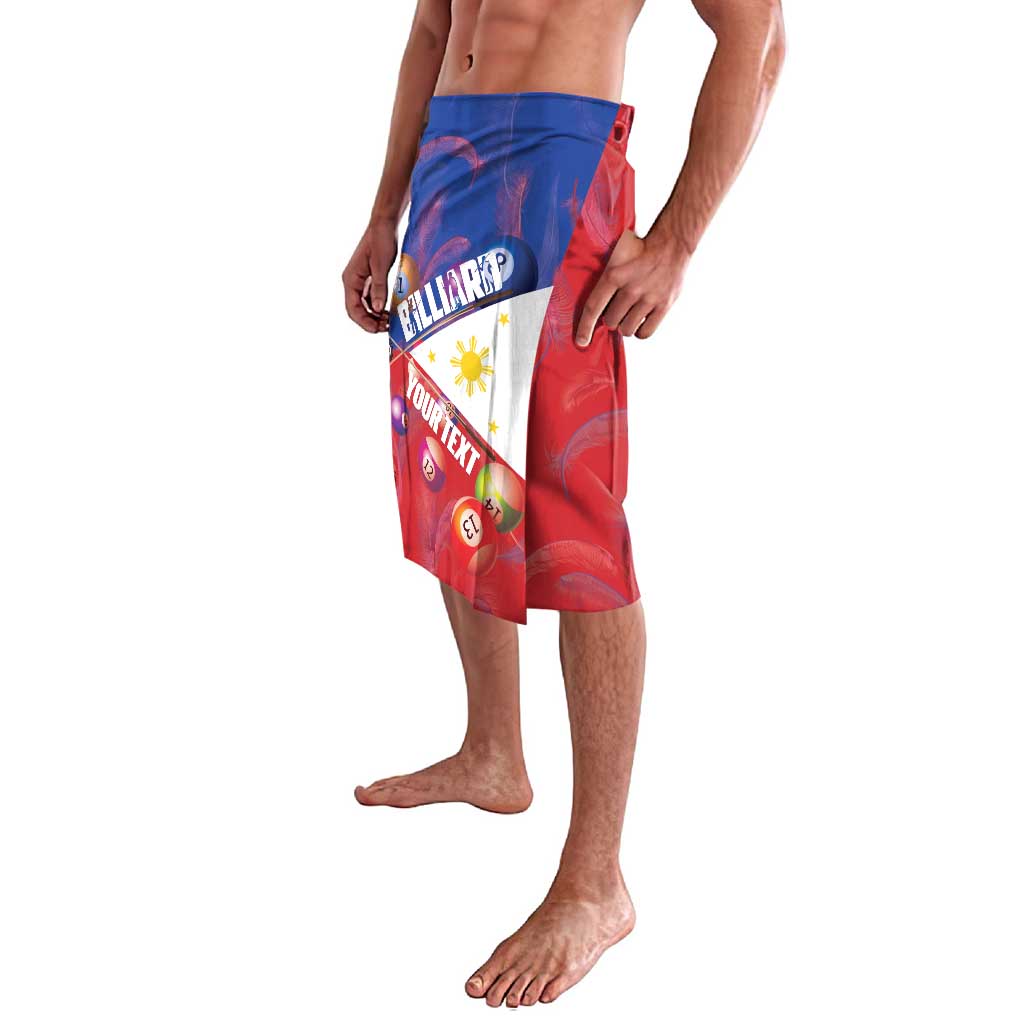 Personalised Philippines Billiards Lavalava Cue With Balls Flag Style - Wonder Print Shop