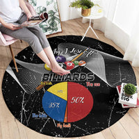 Why I Lose At Billiards Round Carpet Funny Grunge Style - Wonder Print Shop