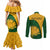 south-africa-couples-matching-mermaid-dress-and-long-sleeve-button-shirts-king-protea-with-kente-pattern