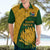 South Africa Hawaiian Shirt King Protea With Kente Pattern - Wonder Print Shop