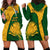 South Africa Hoodie Dress King Protea With Kente Pattern - Wonder Print Shop