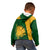 South Africa Kid Hoodie King Protea With Kente Pattern - Wonder Print Shop