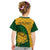 South Africa Kid T Shirt King Protea With Kente Pattern - Wonder Print Shop