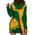 Custom South Africa Hoodie Dress King Protea With Kente Pattern - Wonder Print Shop