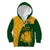 Custom South Africa Kid Hoodie King Protea With Kente Pattern - Wonder Print Shop