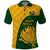 Custom South Africa Polo Shirt King Protea With Kente Pattern - Wonder Print Shop