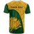 Custom South Africa T Shirt King Protea With Kente Pattern - Wonder Print Shop