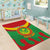 Personalised Mauritania Independence Day Area Rug Coat Of Arms With Map Flag Color