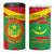 Personalised Mauritania Independence Day 4 in 1 Can Cooler Tumbler Coat Of Arms With Map Flag Color - Wonder Print Shop