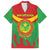 Personalised Mauritania Independence Day Family Matching Puletasi and Hawaiian Shirt Coat Of Arms With Map Flag Color