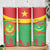 Personalised Mauritania Independence Day Skinny Tumbler Coat Of Arms With Map Flag Color