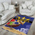 Barbados Independence Day Area Rug 30 November Brown Pelican With Trident