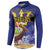 Barbados Independence Day Button Sweatshirt 30 November Brown Pelican With Trident - Wonder Print Shop