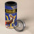 Barbados Independence Day 4 in 1 Can Cooler Tumbler 30 November Brown Pelican With Trident - Wonder Print Shop