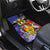 Barbados Independence Day Car Mats 30 November Brown Pelican With Trident - Wonder Print Shop