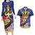 Barbados Independence Day Couples Matching Long Sleeve Bodycon Dress and Hawaiian Shirt 30 November Brown Pelican With Trident - Wonder Print Shop