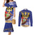 Barbados Independence Day Couples Matching Mermaid Dress and Long Sleeve Button Shirt 30 November Brown Pelican With Trident