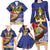 Barbados Independence Day Family Matching Long Sleeve Bodycon Dress and Hawaiian Shirt 30 November Brown Pelican With Trident - Wonder Print Shop