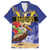 Barbados Independence Day Family Matching Long Sleeve Bodycon Dress and Hawaiian Shirt 30 November Brown Pelican With Trident - Wonder Print Shop