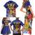 Barbados Independence Day Family Matching Short Sleeve Bodycon Dress and Hawaiian Shirt 30 November Brown Pelican With Trident - Wonder Print Shop