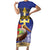 Barbados Independence Day Family Matching Short Sleeve Bodycon Dress and Hawaiian Shirt 30 November Brown Pelican With Trident - Wonder Print Shop